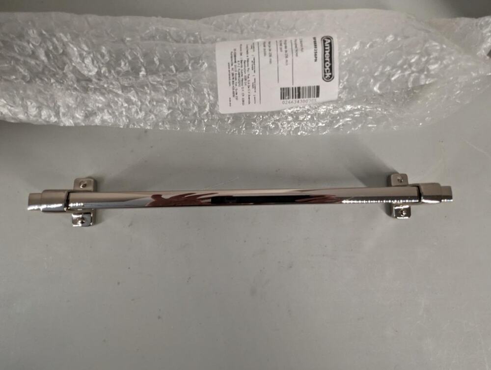 Amerock Rockwell Polished Nickel Cabinet Pull 10 1/16" BP8889256PN -022421